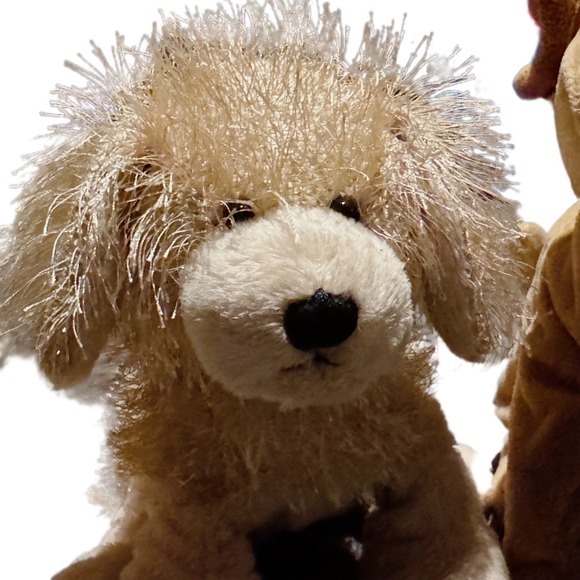 Webkinz Dog Lot Plush Stuffed Animal  Bulldog Sharpei Golden Retriever No Codes - Picture 3 of 6